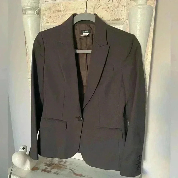 J. Crew Jackets & Blazers - J. Crew Blazer, Rich Chocolate Brown, petite